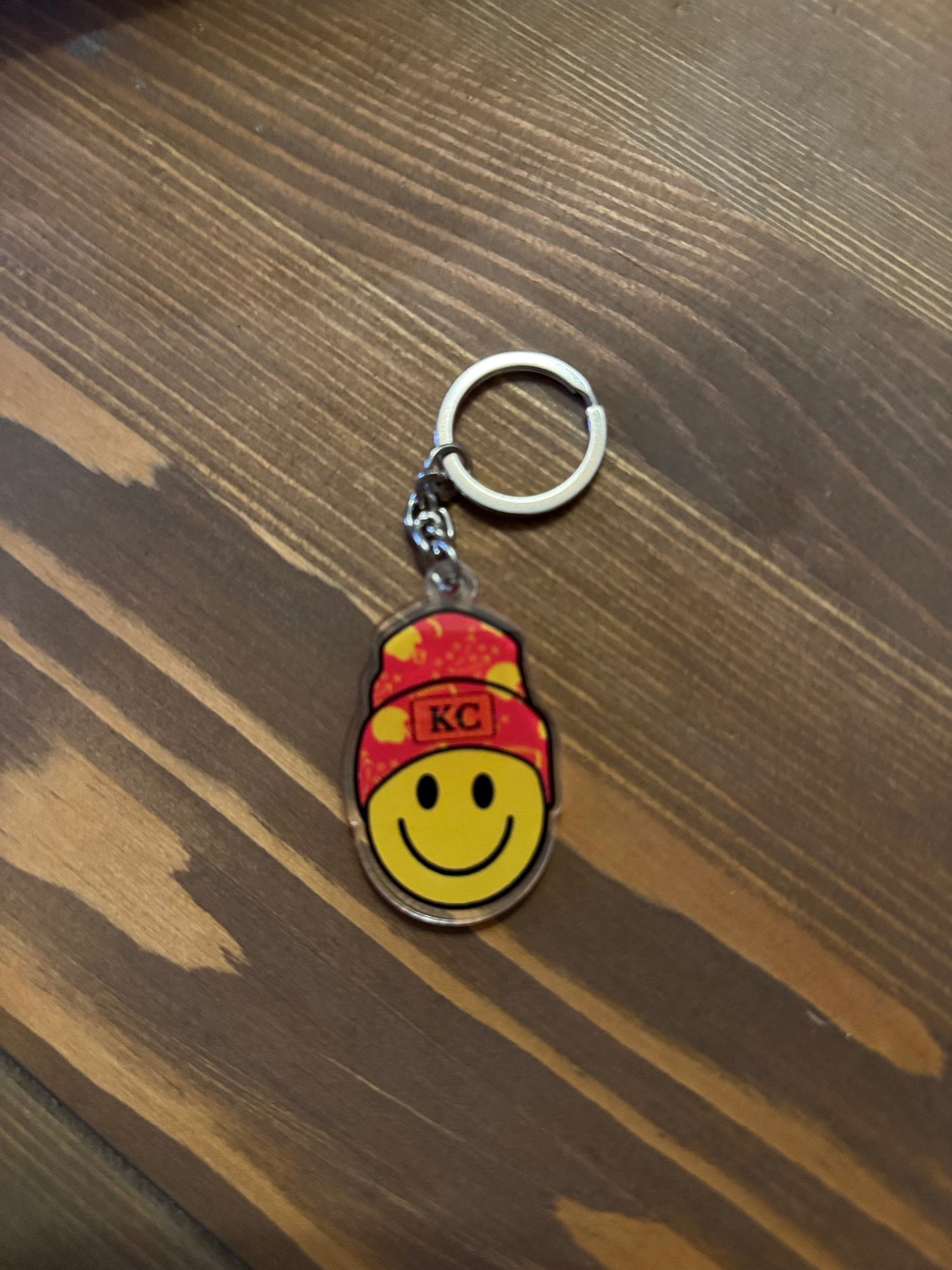 Happy Kansas City Chiefs Bag Charm & Keychain