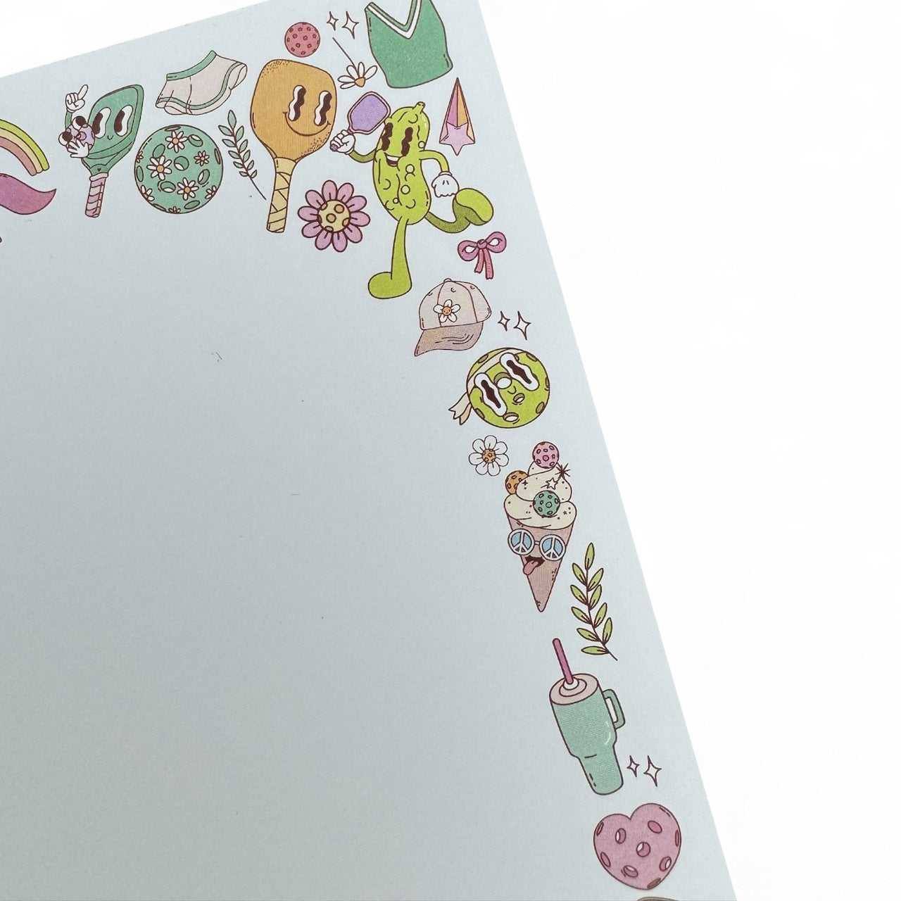Funky Pickleball 5x7” Notepad gift stationery