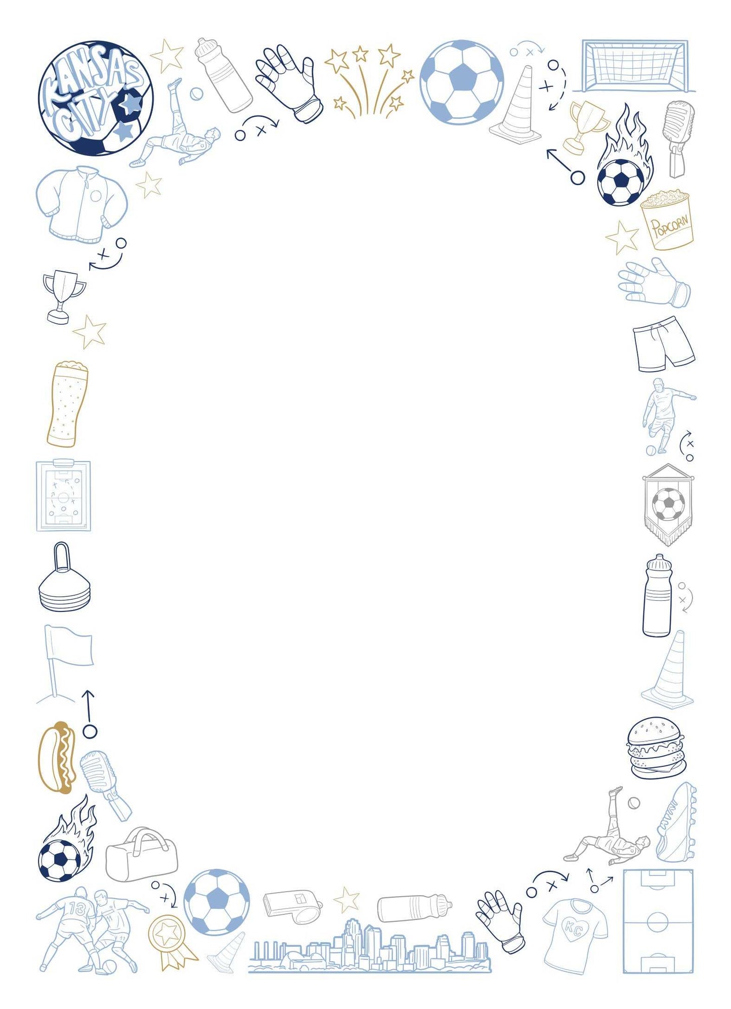 Kansas City Sporting KC MLS Soccer 5x7" Notepad