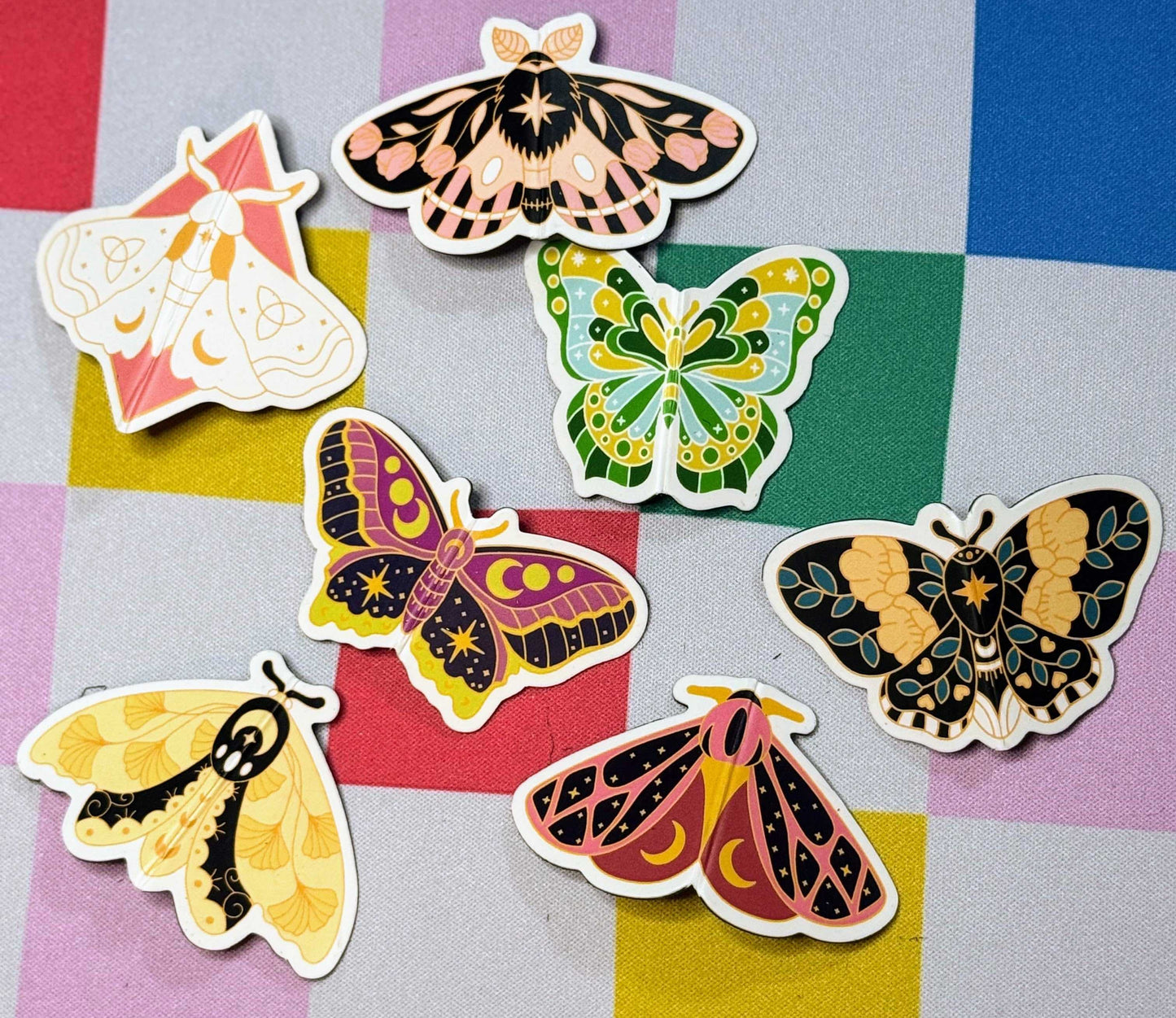 Magnetic Butterfly and Moth Bookmarks (Set of 3)