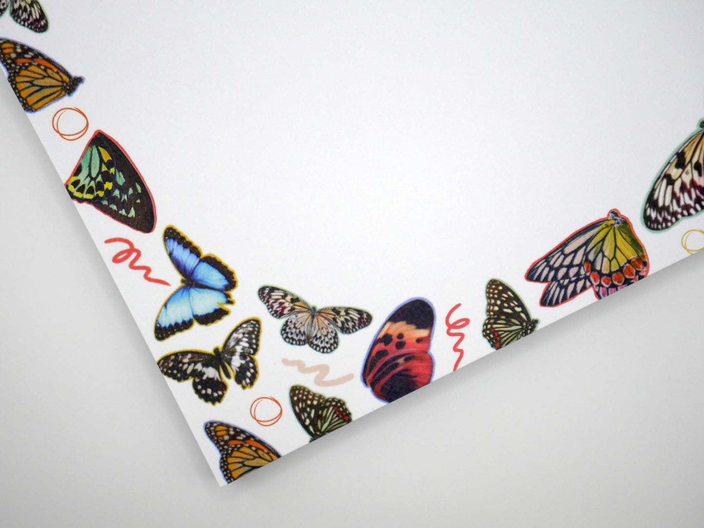 Capture everyday magic with our butterfly wings 5x7 notepad—50 thick, no-bleed sheets to brighten your to-dos and notes. Made in the USA.