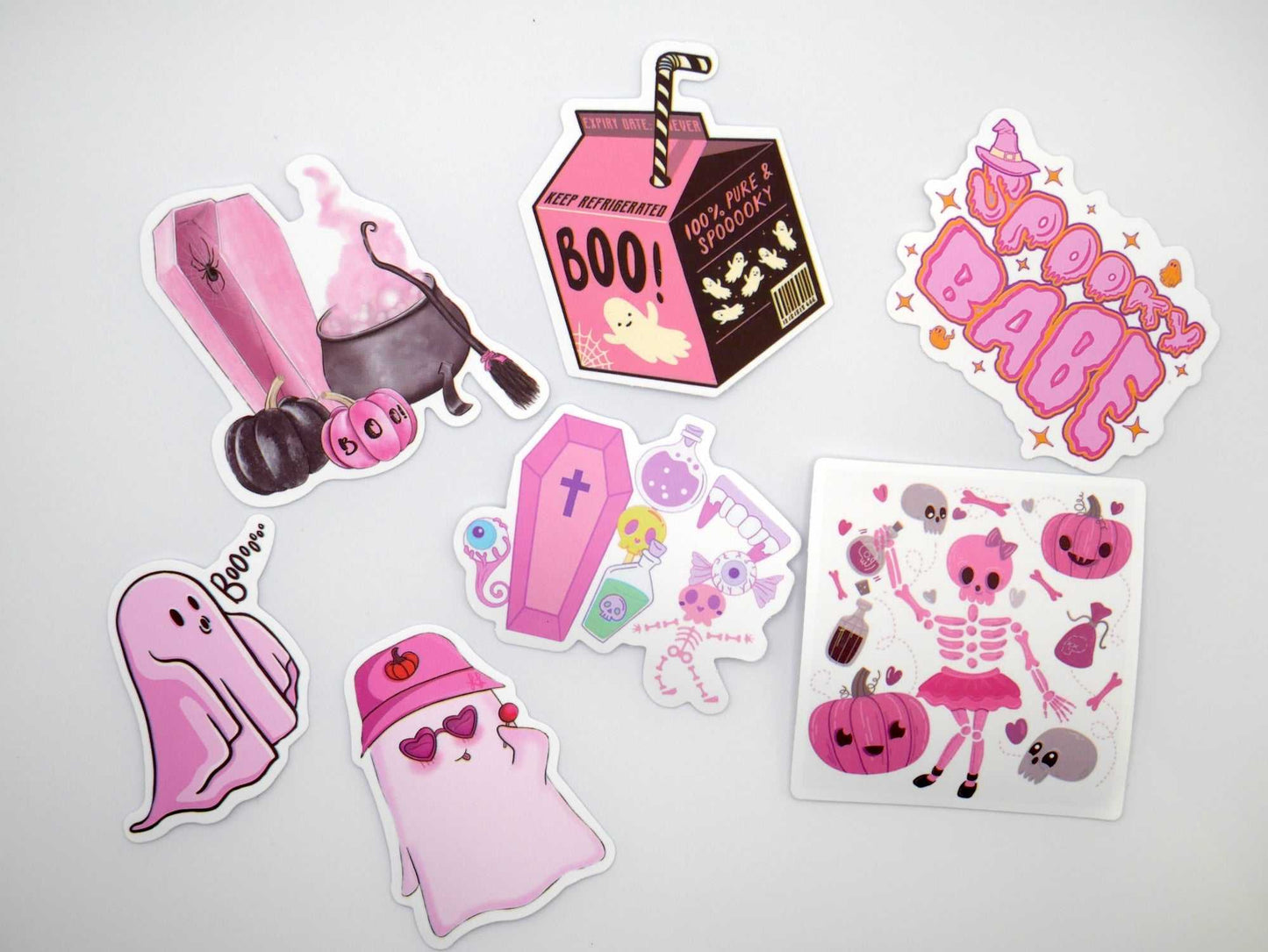 Cutie Halloween Stickers (Set of 5)