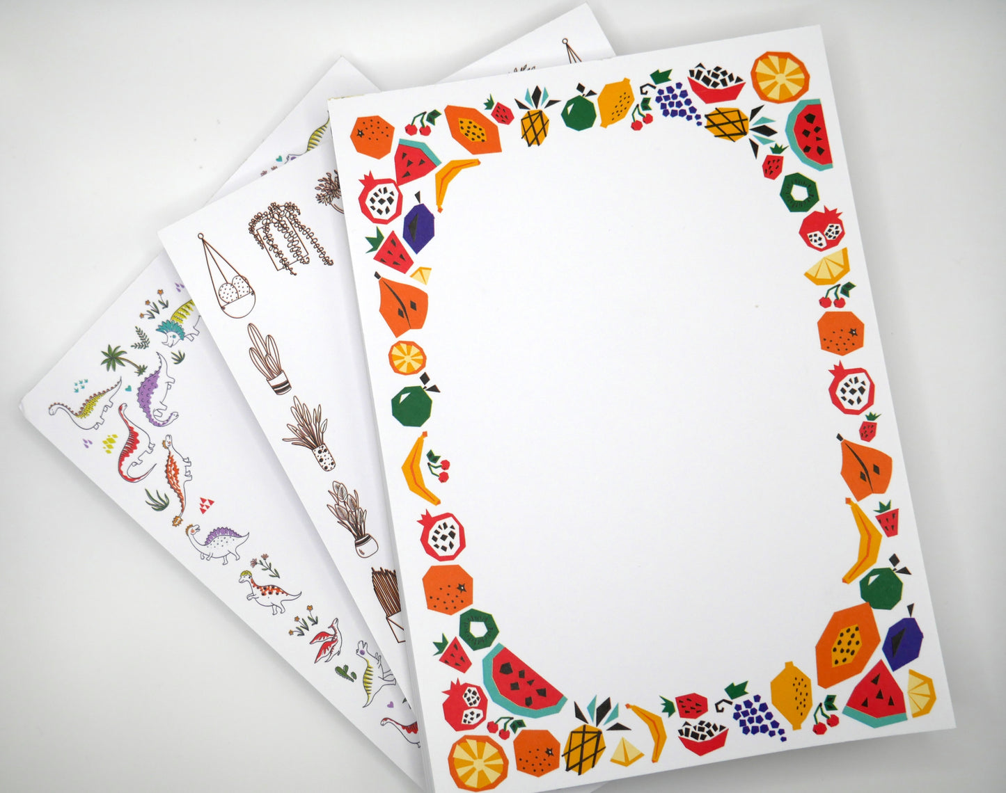 dinosaur-houseplant-fruit-notepads