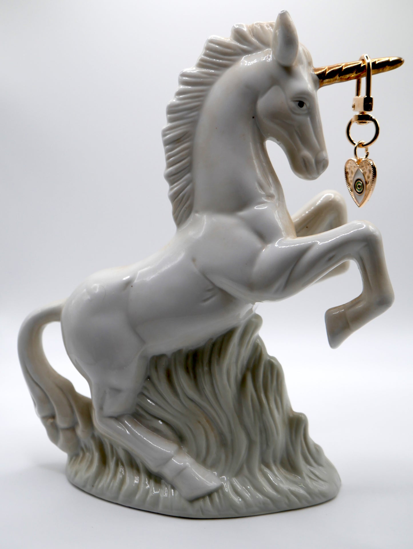 Evil Eye Metal Keychain and Bag Charm