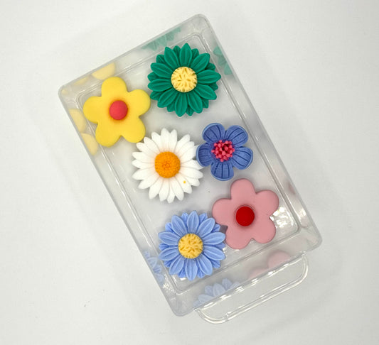 Colorful Floral, Flower Magnets (Set of 3)
