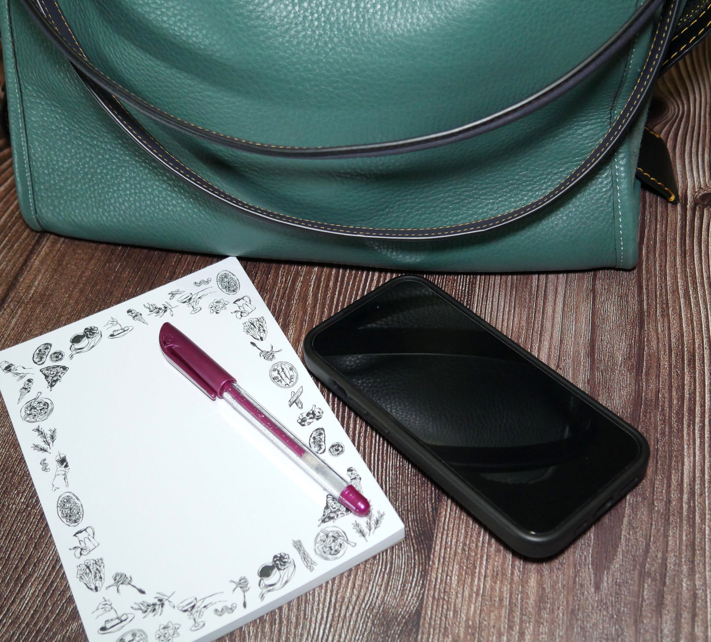 Girl Dinner Food, Pasta, Wine & More 5x7" Notepad | Why Begin