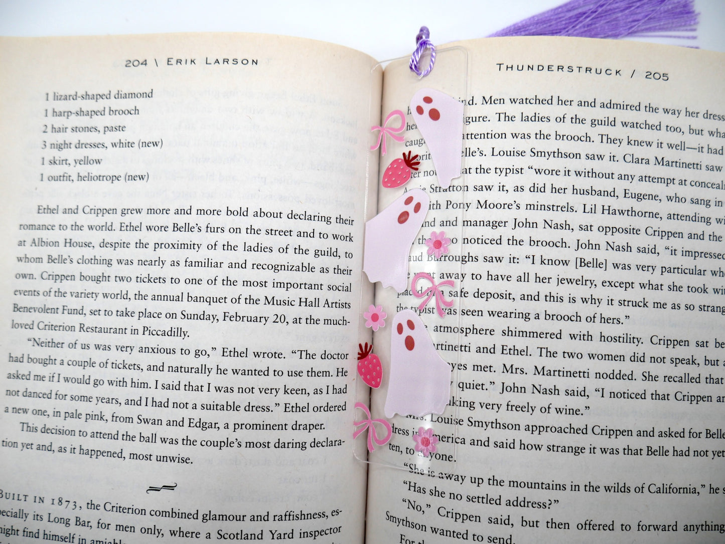 Cutesy Girly Halloween Bookmarks