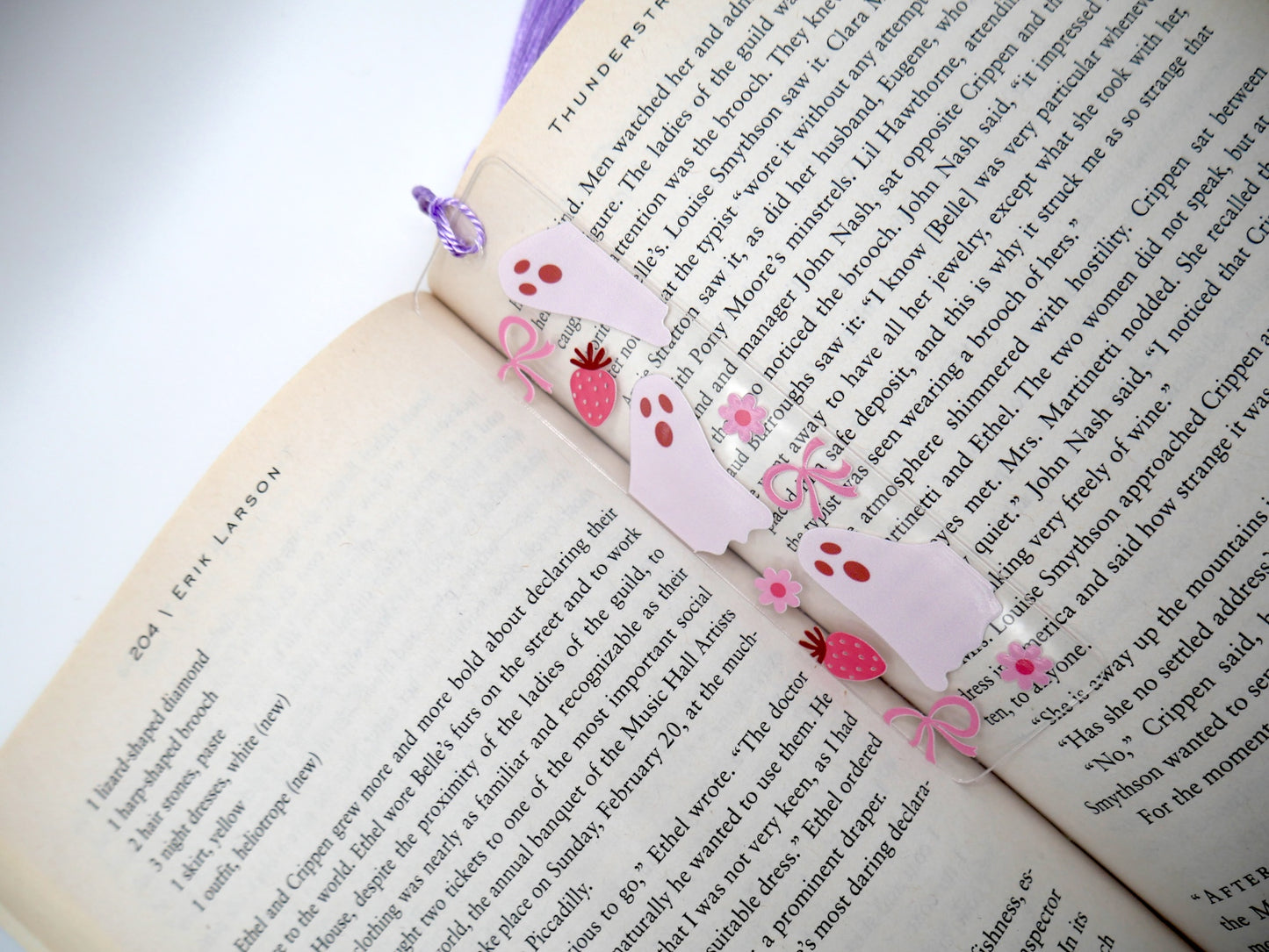 Cutesy Girly Halloween Bookmarks