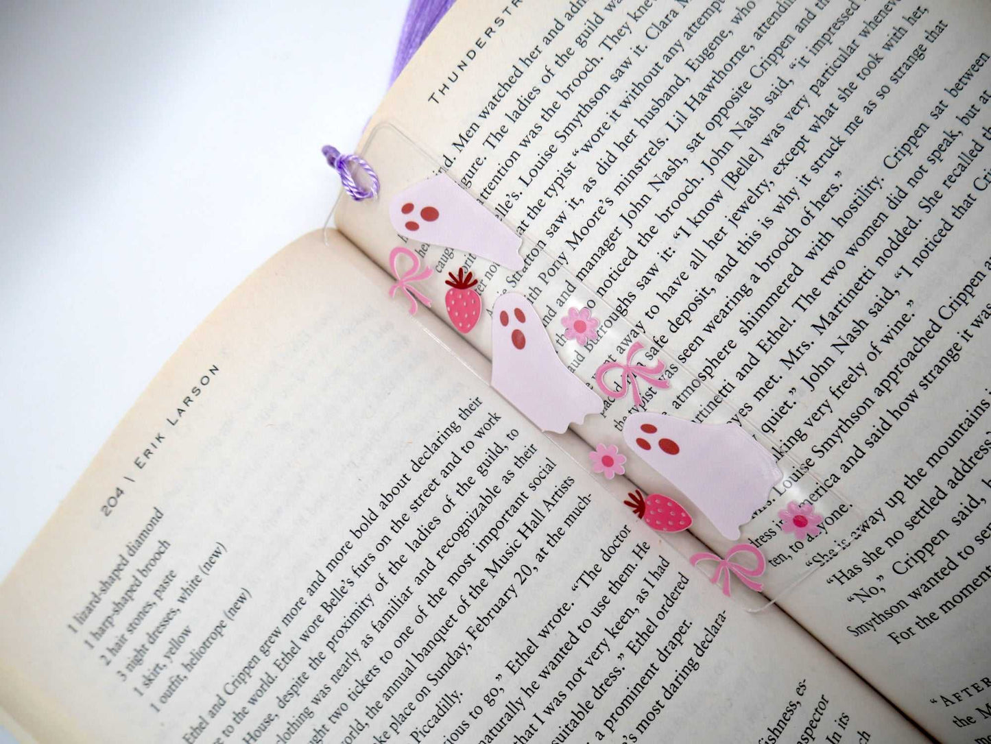 Cutesy Girly Halloween Bookmarks