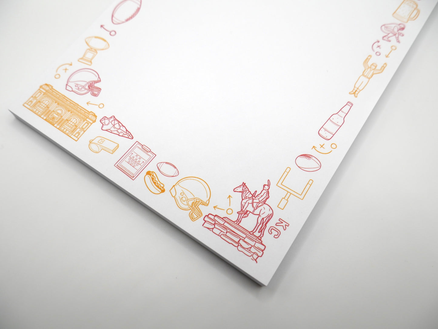 Kansas City KC Chiefs Football 5x7" Notepad