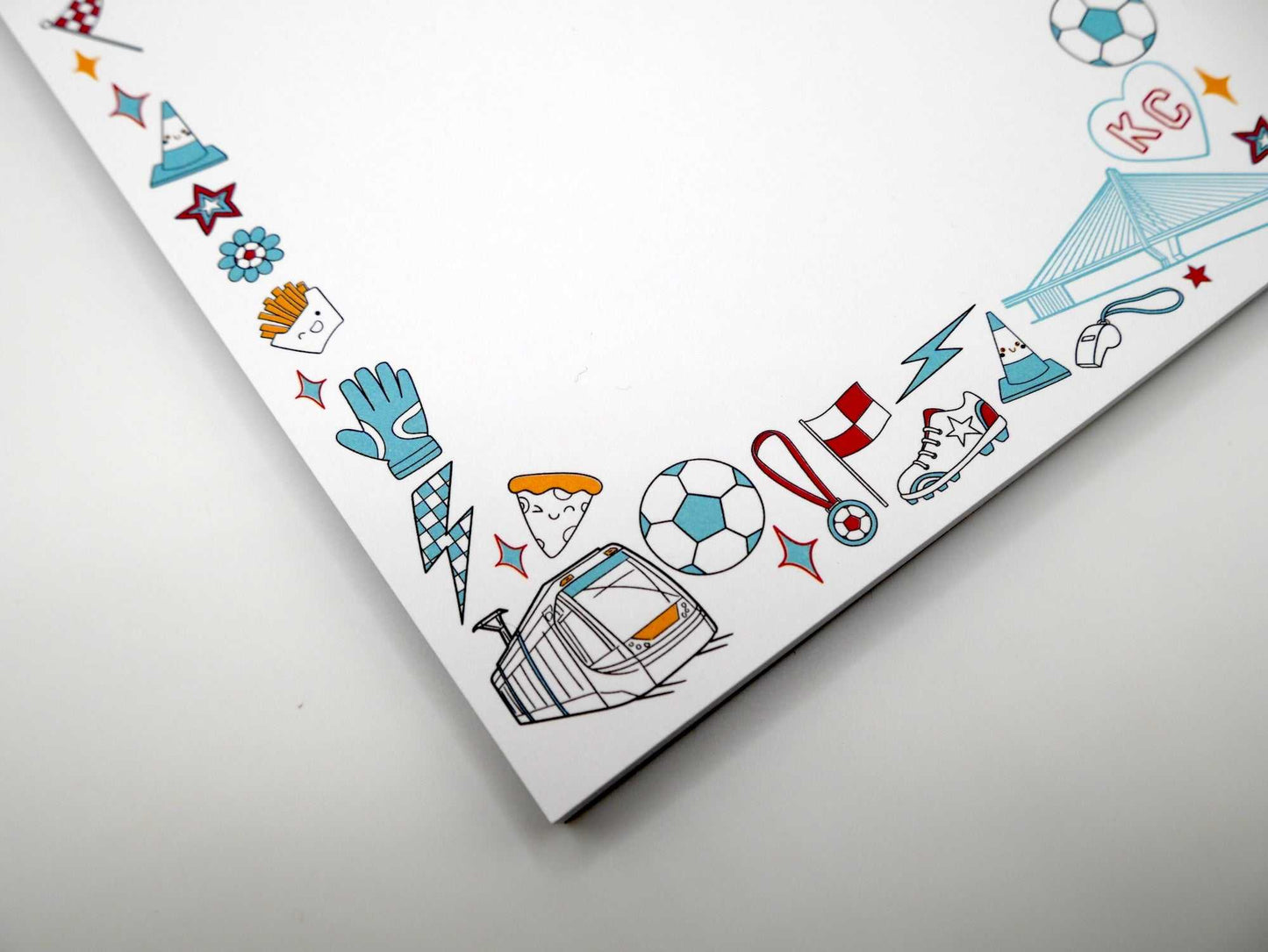Kansas City Current KC Women's Soccer 5x7" Notepad