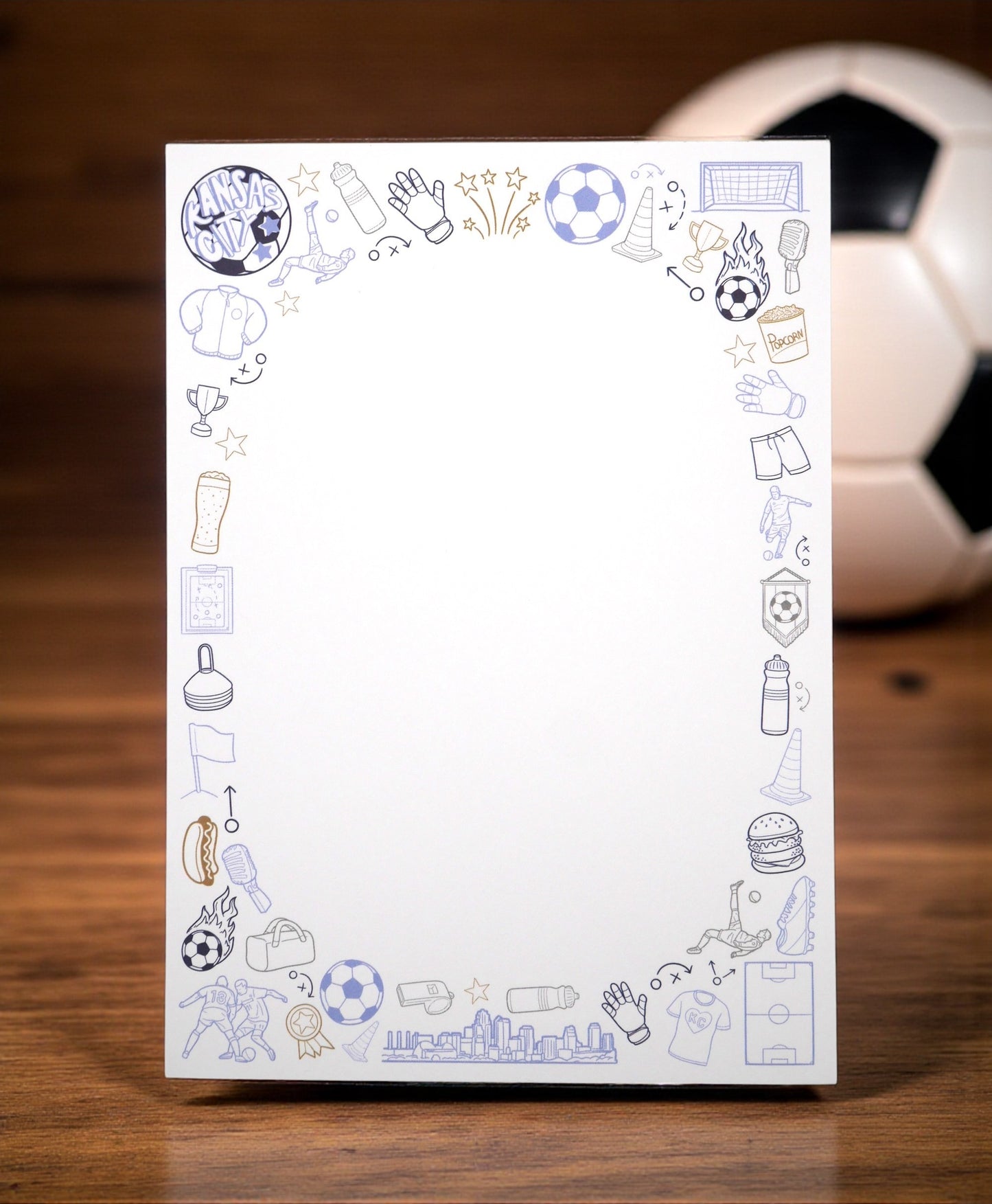 Kansas City Sporting KC MLS Soccer 5x7" Notepad