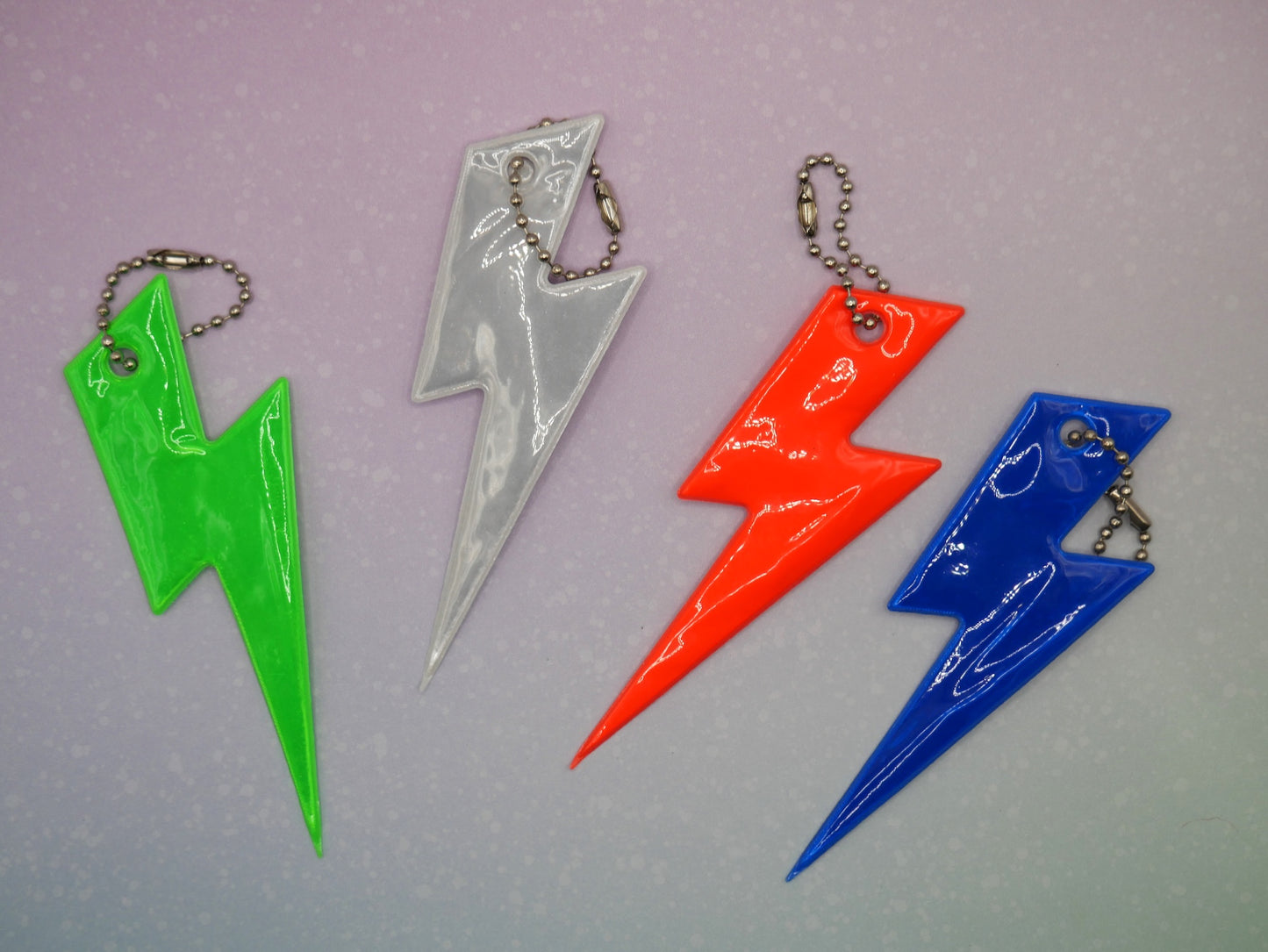 Lightning Bolt Neon Keychain & Bag Charm