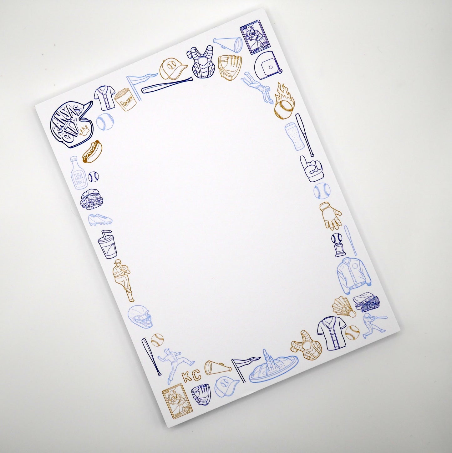 Kansas City KC Royals Baseball 5x7" Notepad