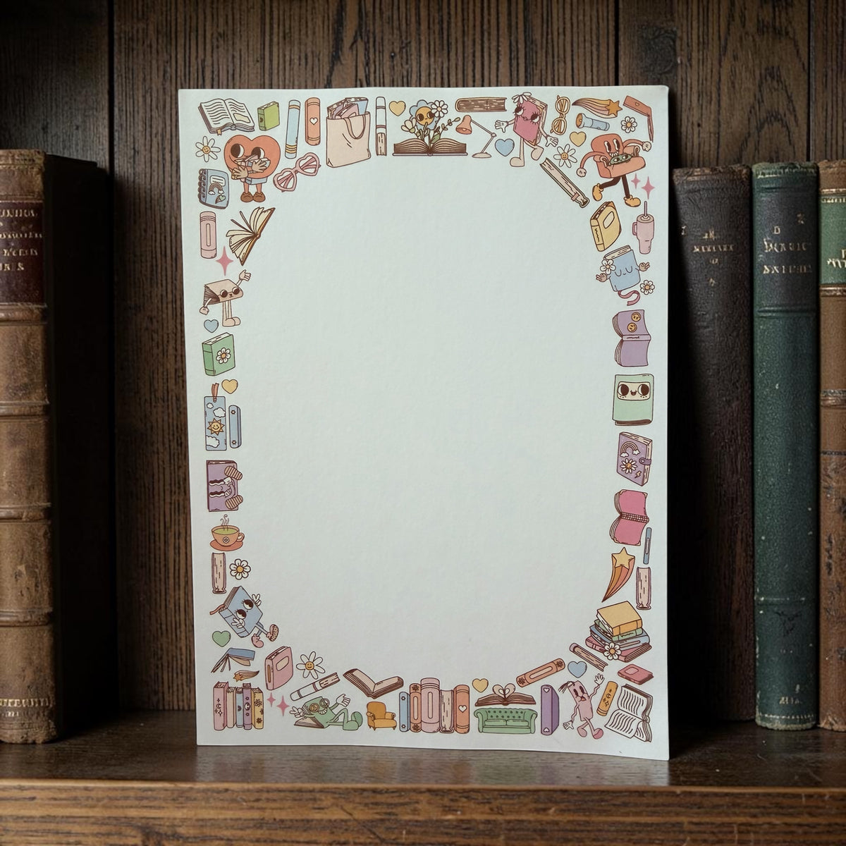 Notepad for book lovers and readers that makes a great gift