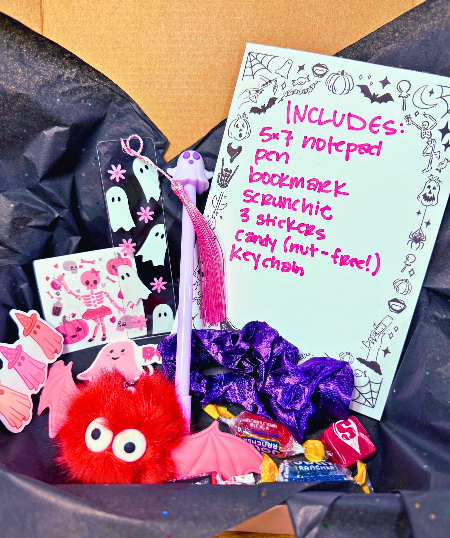 Girly Halloween Boo Basket Gift Boxes | FREE SHIPPING