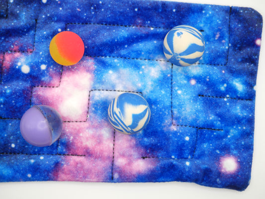 Space Cloth Fidget and Bouncy Ball Bundle
