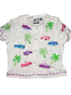 Michael Simon Lite vintage car blouse shirt size medium/large
