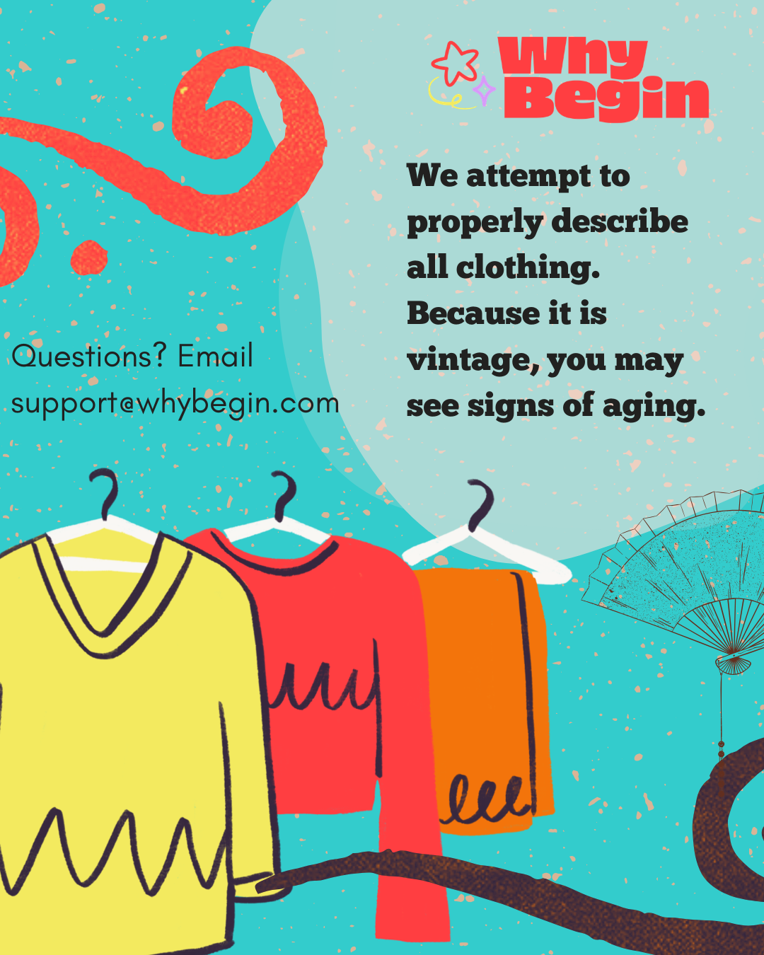 why begin vintage disclaimer