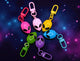 neon alien art, neon extraterrestrial, glowing alien, alien aesthetic, neon UFO, neon space art, neon alien decor, neon ET, colorful alien, cyber alien, neon galaxy, neon sci-fi, trippy alien, neon outer space, neon cosmic, Keychain & Bag Charms: bag charm, purse charm, key ring, key fob, zipper pull, backpack charm, cute keychain