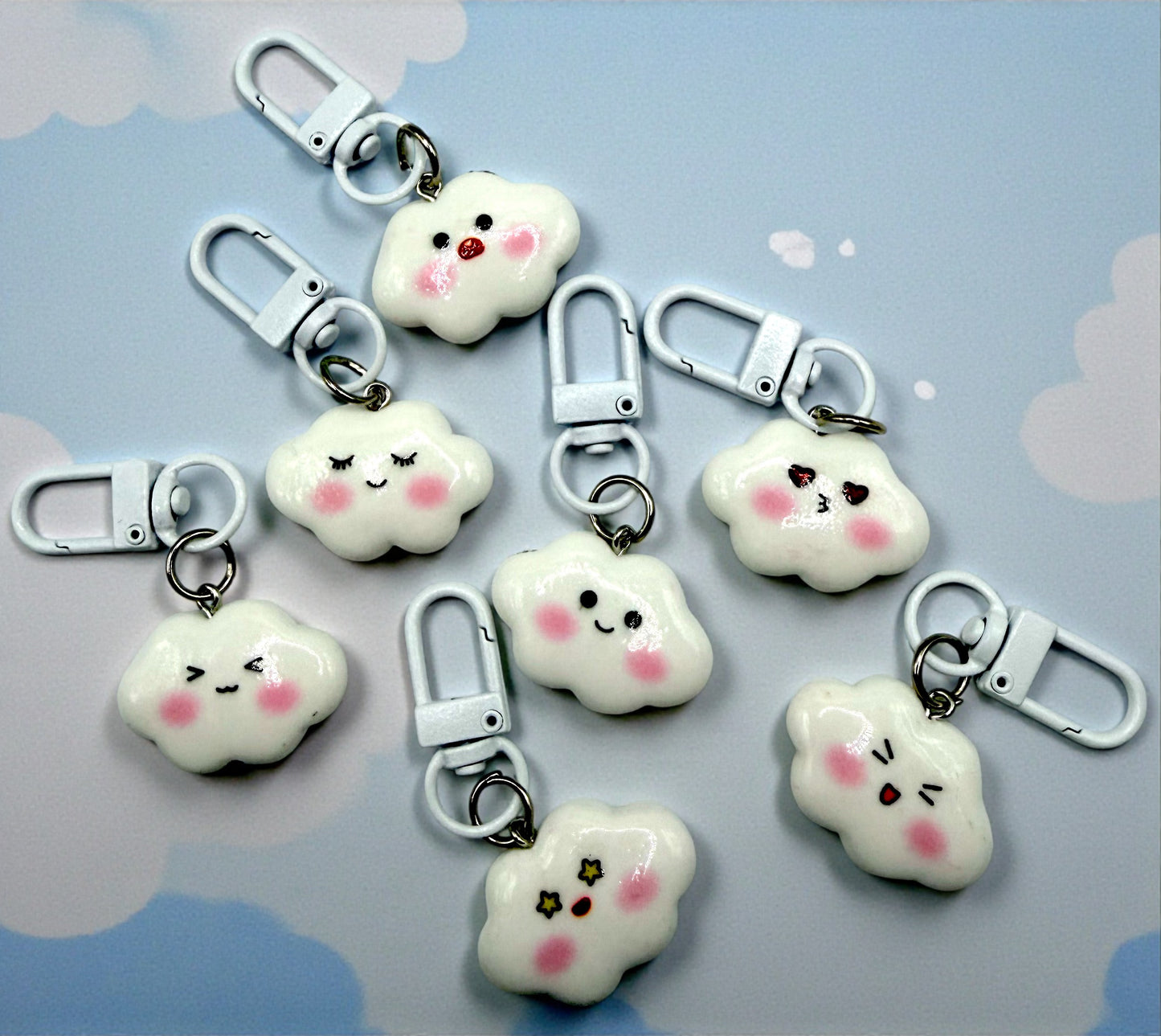 Joyful Cloud Keychain and Bag Charm