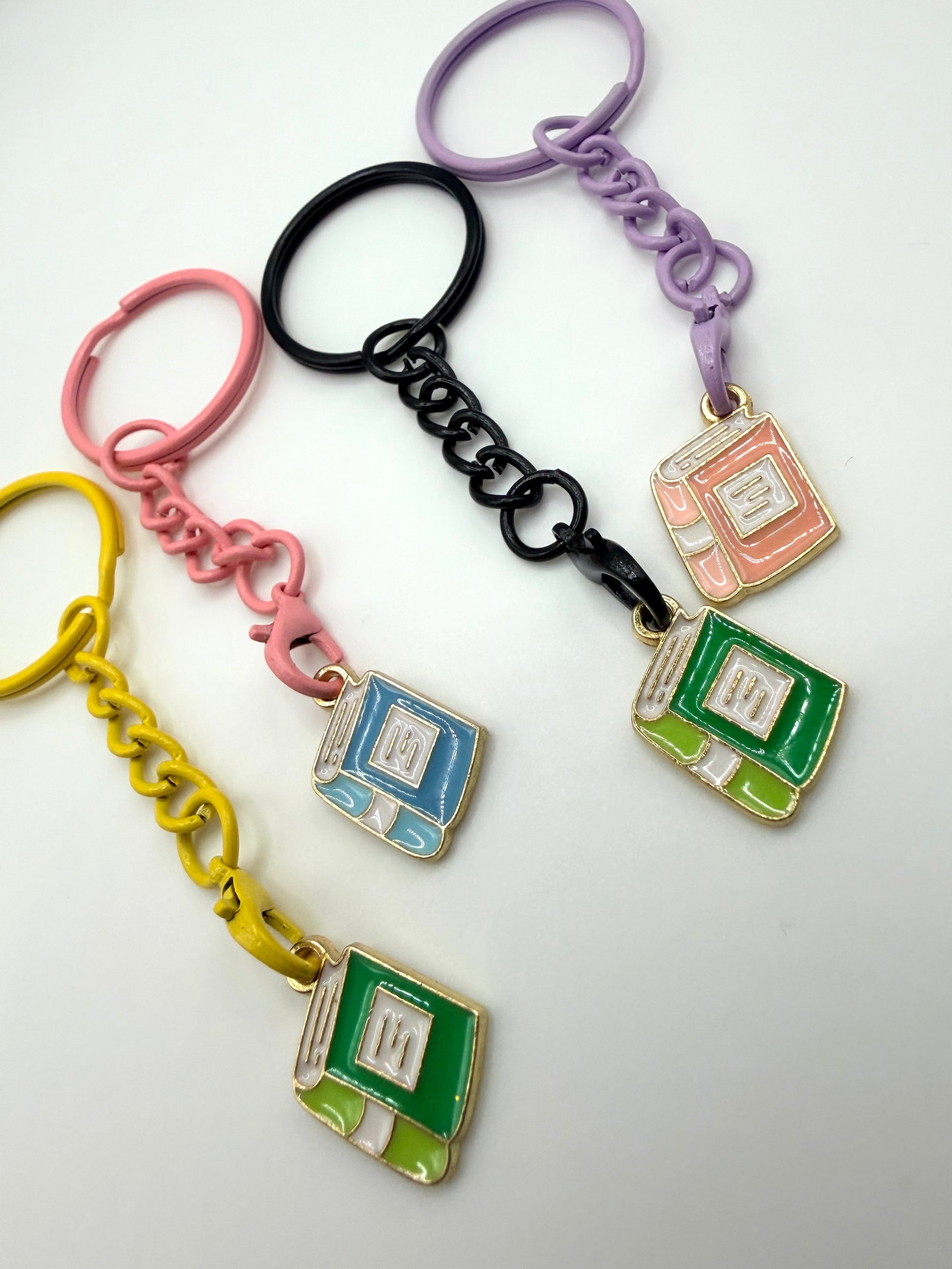 Book Lover Keychain and Bag Charm