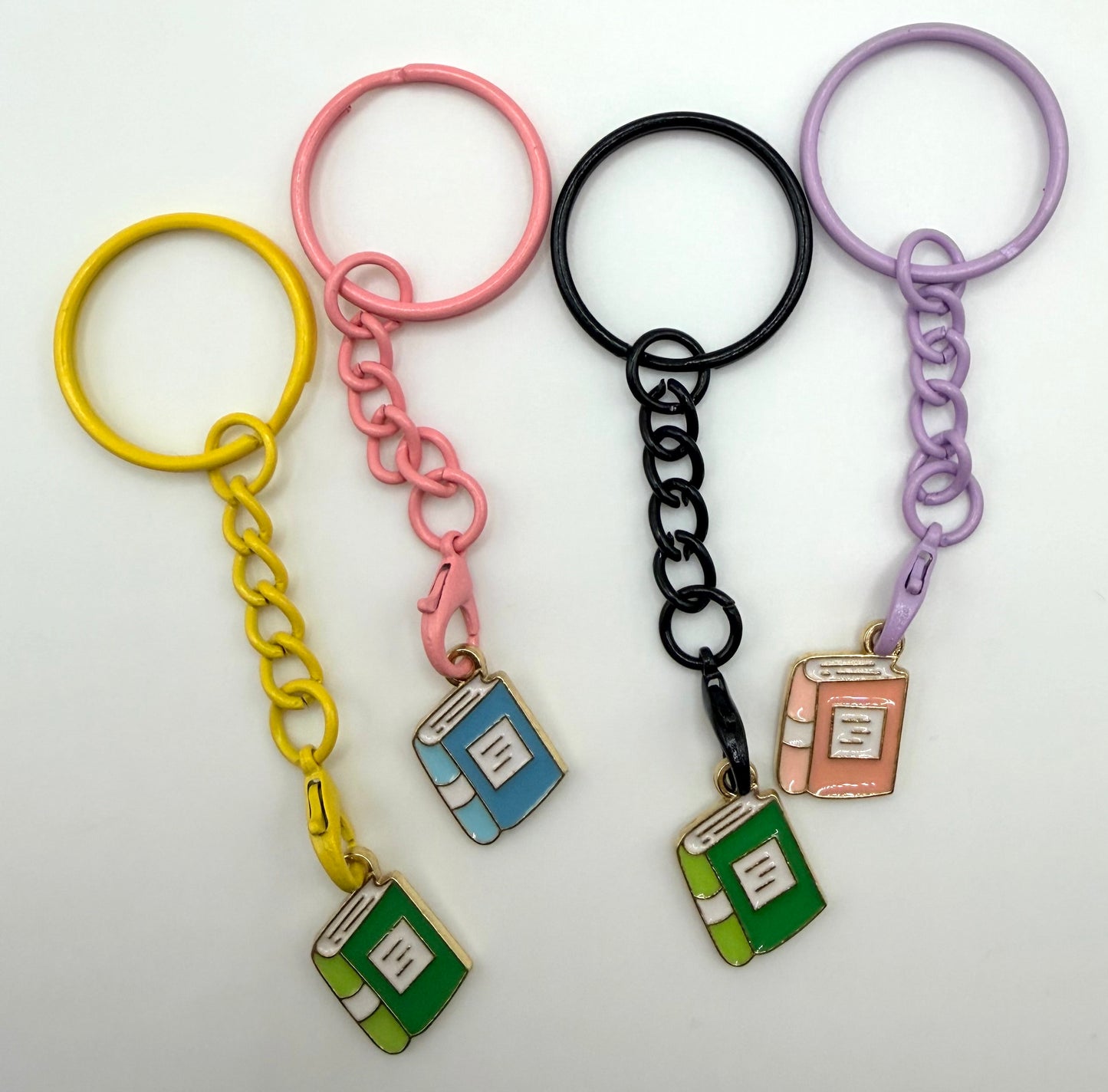Book Lover Keychain and Bag Charm