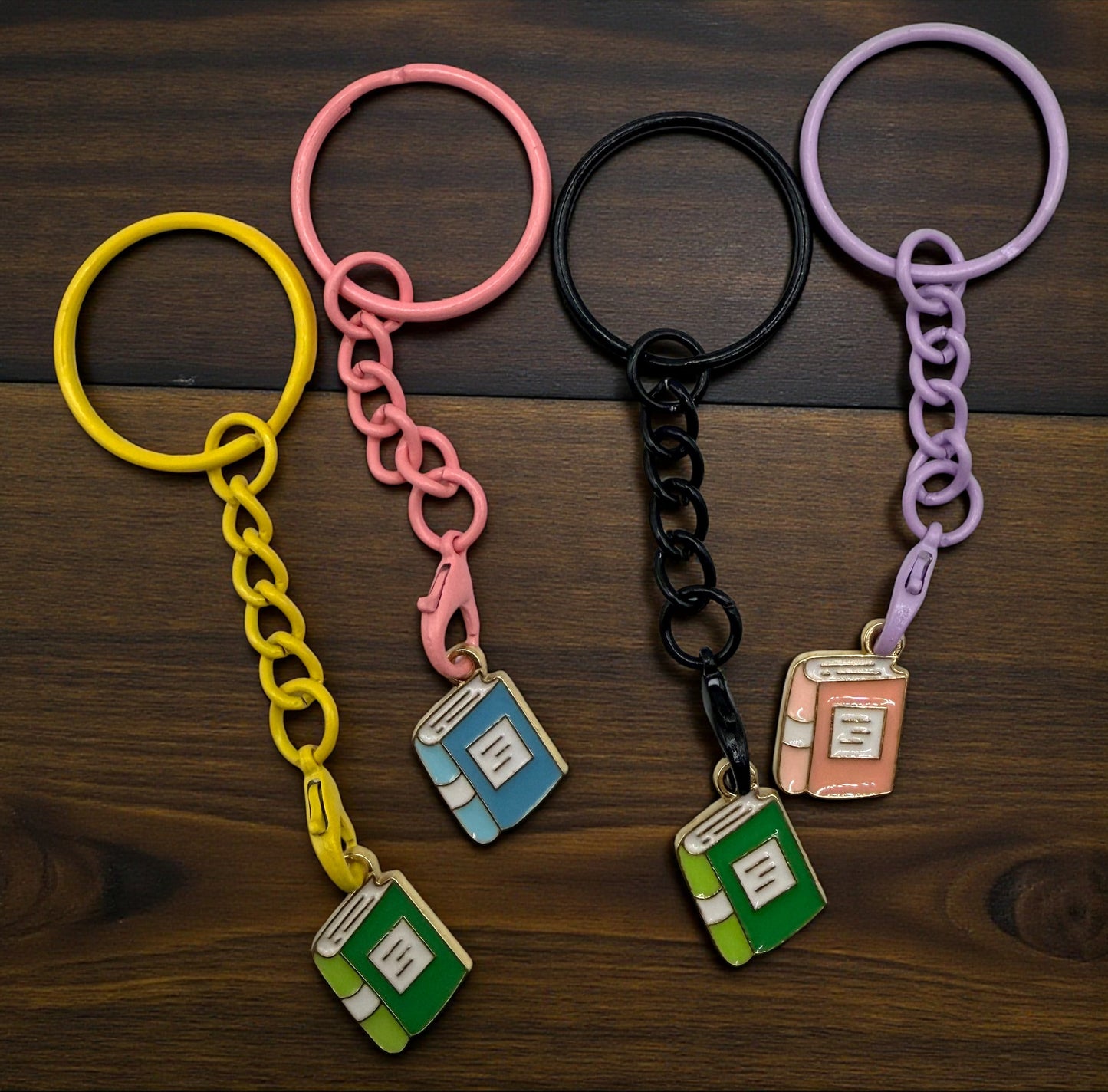 Book Lover Keychain and Bag Charm