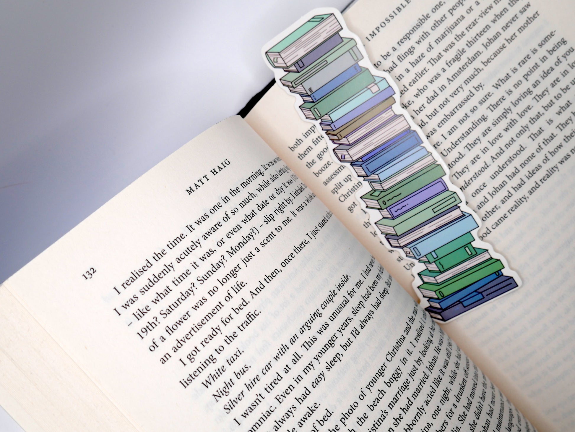 A Reader's Book Stack Paper Bookmarks (Set of 3) | Why Begin