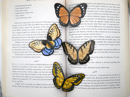 Magnetic Butterfly Bookmarks (Set of 3)