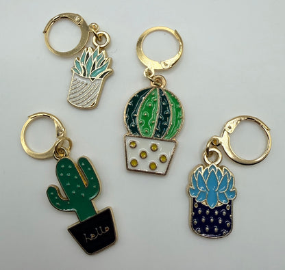 Small Cactus Keychain and Bag Charm