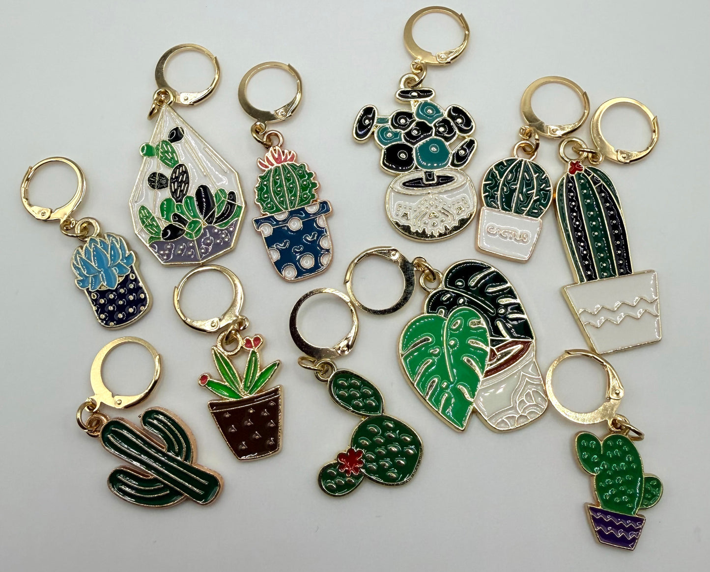Small Cactus Keychain and Bag Charm