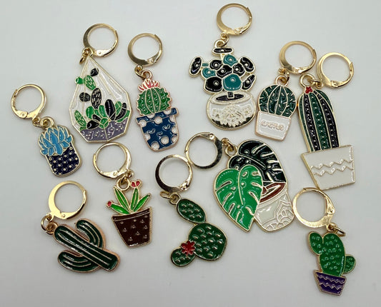 Small Cactus Keychain and Bag Charm