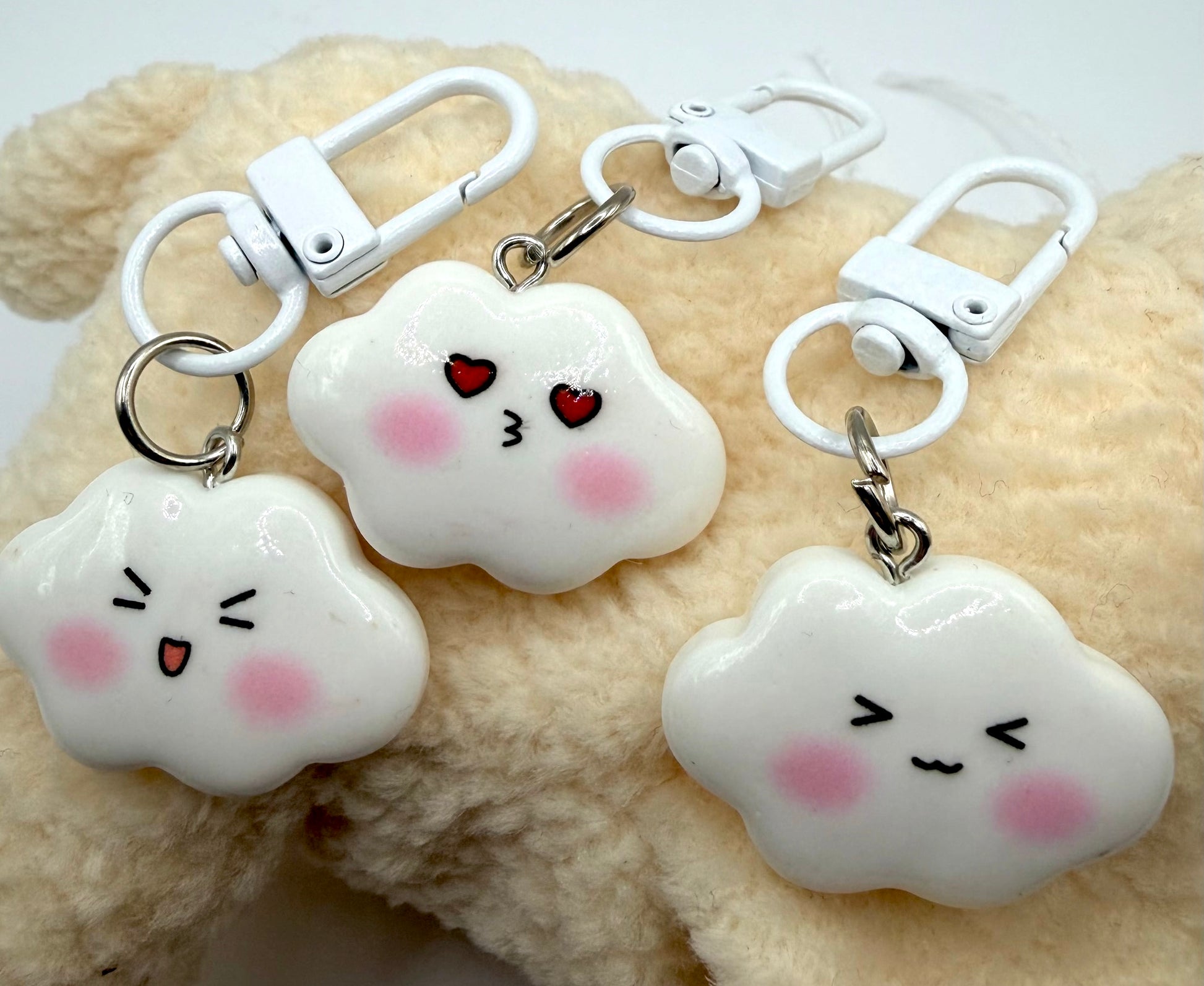 Joyful Cloud Keychain and Bag Charm