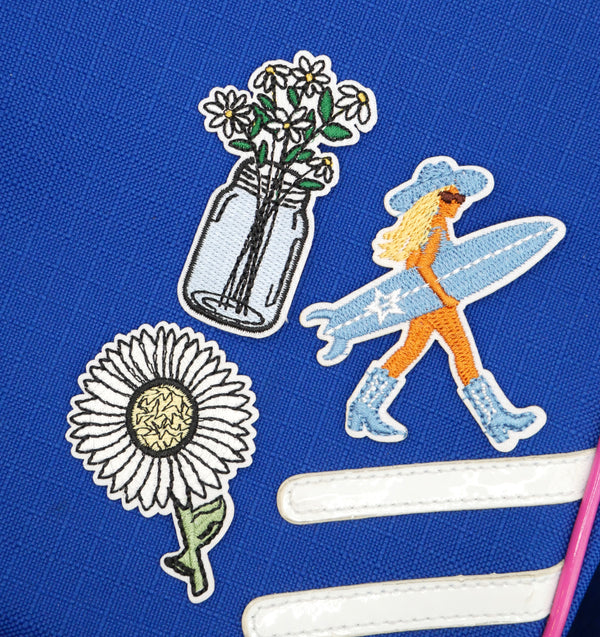 Coastal Cowgirl Iron-On Embroidered Patches (Set of 3)