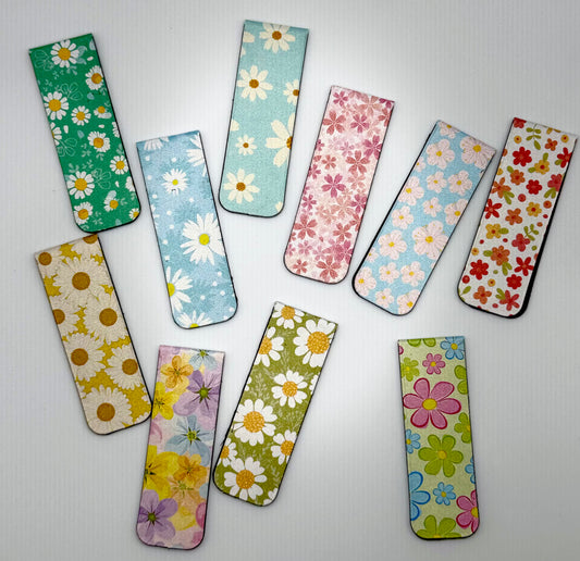 Floral Magnetic Fold-Over Bookmarks (Set of 3) | Why Begin