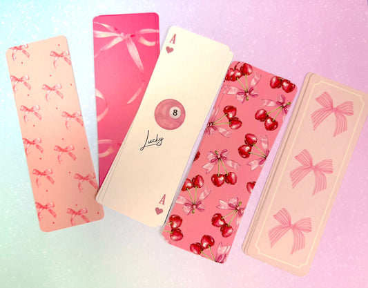 Coquette Girly Bookmarks (Set of 3)