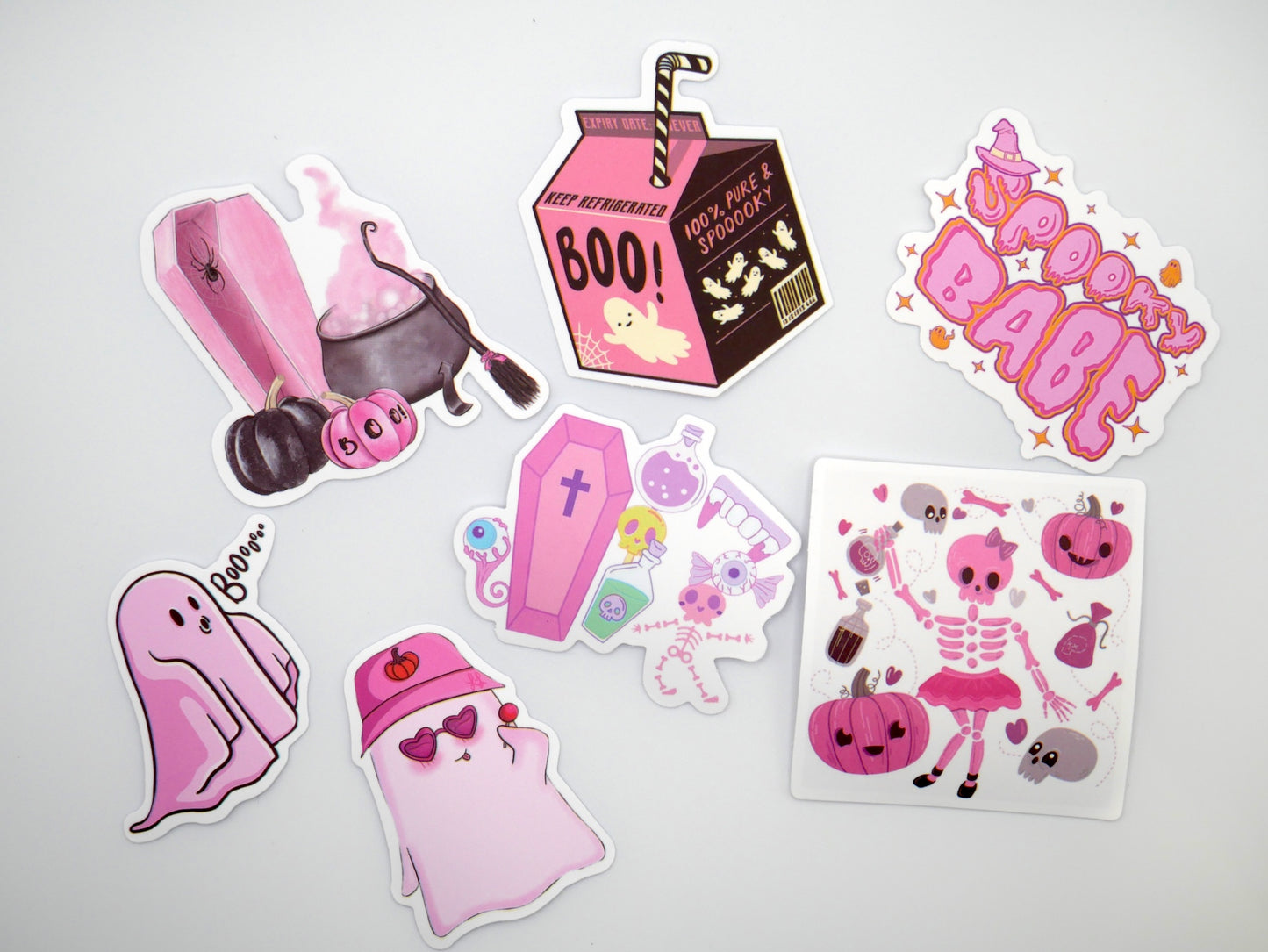 Cutie Halloween Stickers (Set of 5)