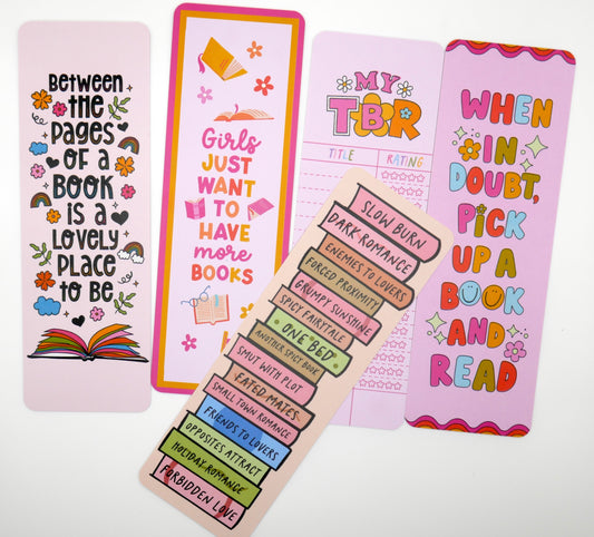 These bright, pop-inspired bookmarks celebrate your love of reading with every turn of the page. Receive a random 3-pack of our colorful paper bookmarks