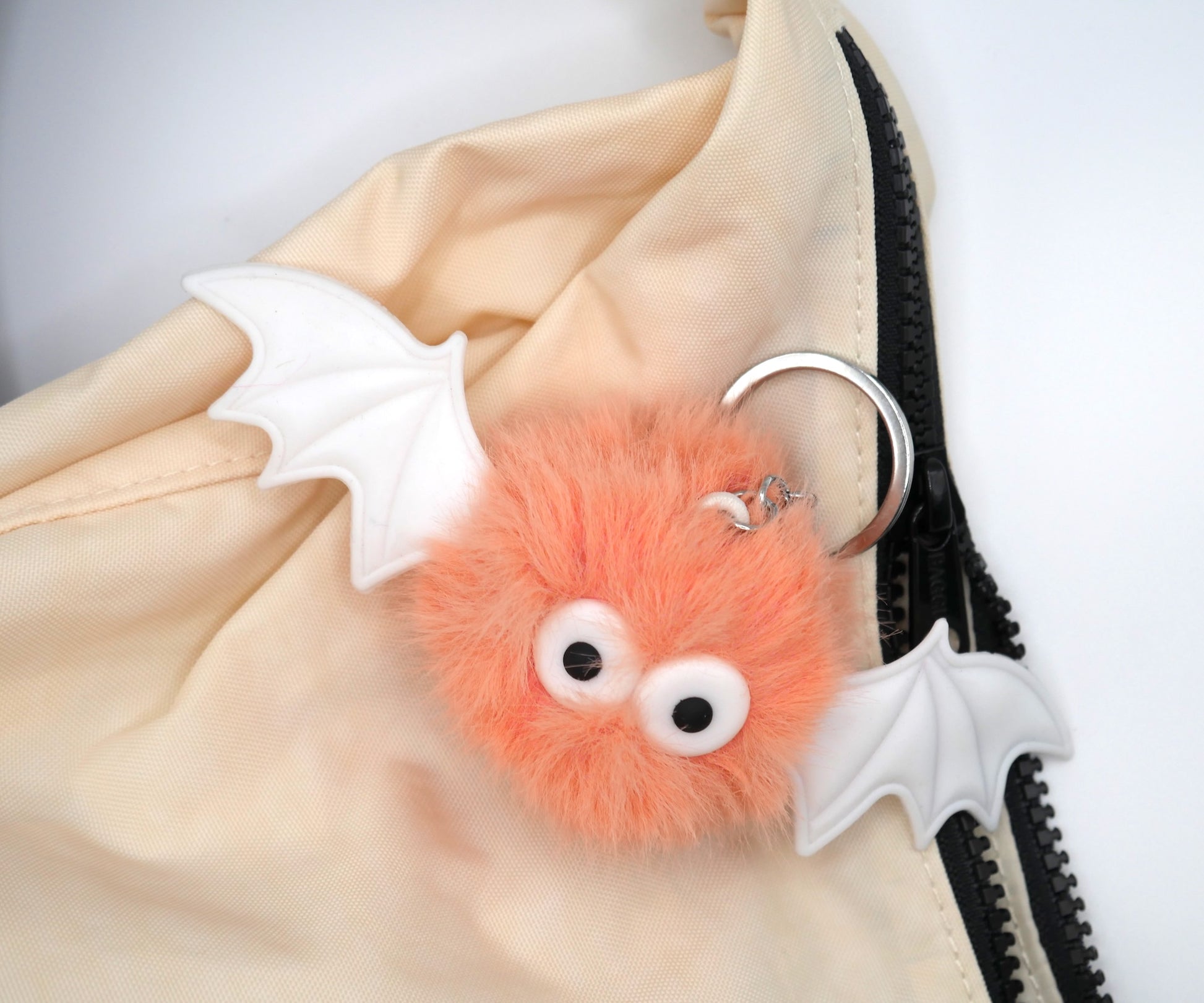 Fuzzy Bat Buddies Keychains & Bag Charms