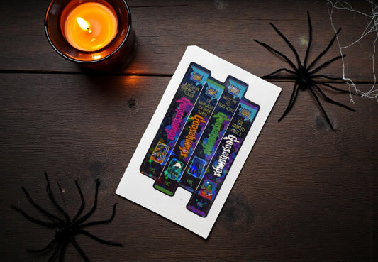 Goosebumps Sparkly Sticker