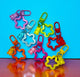 Acrylic Gummy Bear & Star Keychain and Bag Charm bag charm, purse charm, key ring, key fob, zipper pull, backpack charm, cute keychain, ummy bear art, gummy bear decor, gummy bear aesthetic, candy bear, gummy bear charm, gummy bear jewelry, colorful gummy bear, gummy bear print, gummy bear sticker, cute gummy bear, gummy bear motif, gummy bear accessories, gummy bear lover, gummy bear design, resin gummy bear