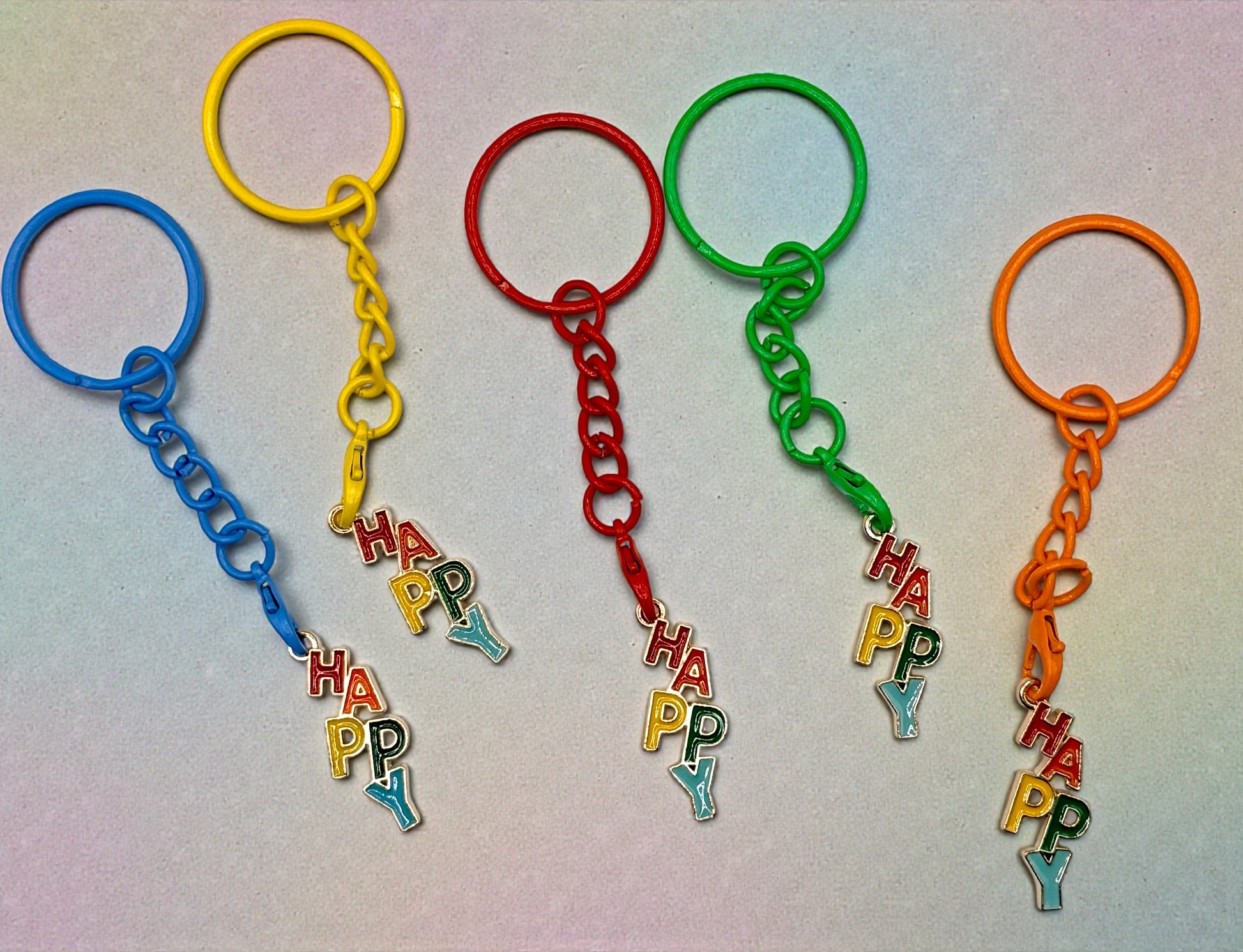 Happy Keychain and Bag Charm