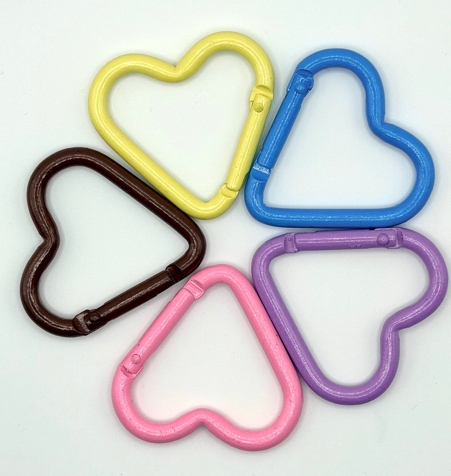 Heart Carabiner Keychain and Bag Charm