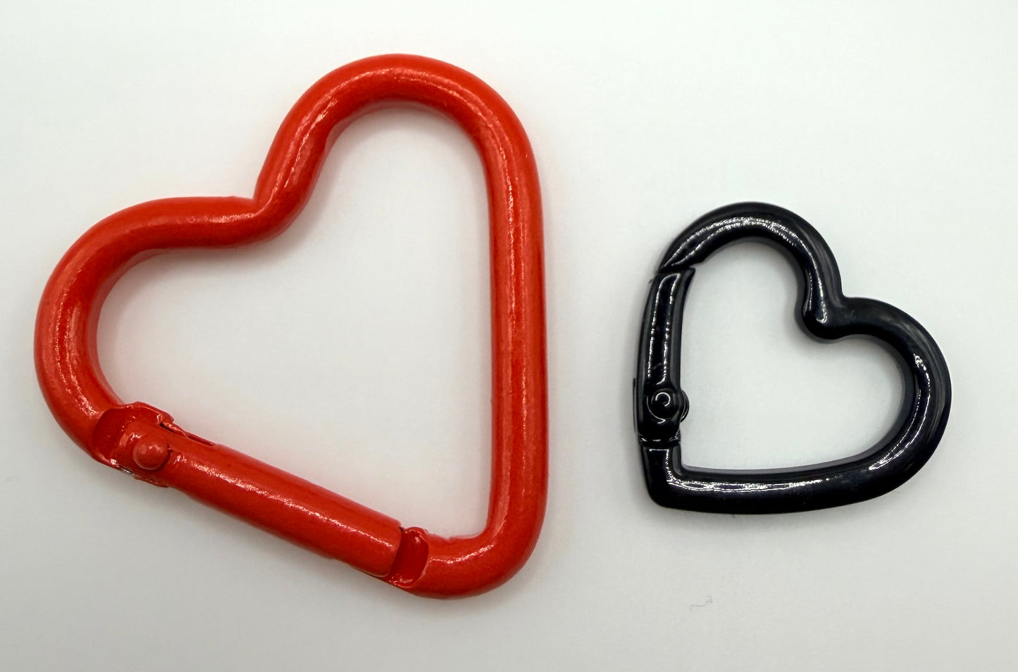 Heart Carabiner Keychain and Bag Charm