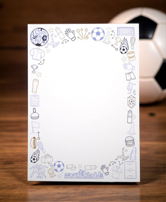 Kansas City Sporting KC MLS Soccer 5x7" Notepad