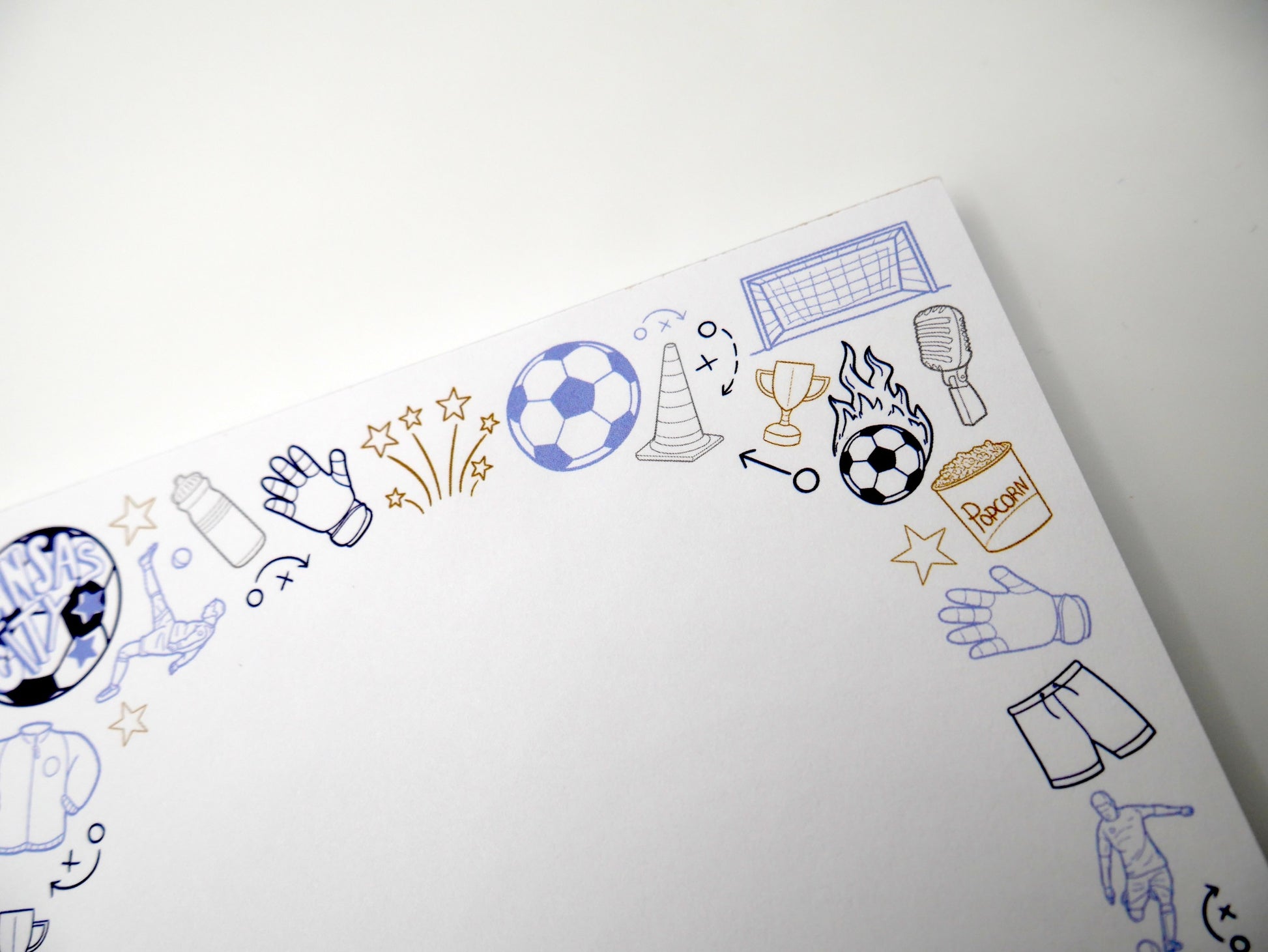 Kansas City Sporting KC MLS Soccer 5x7" Notepad