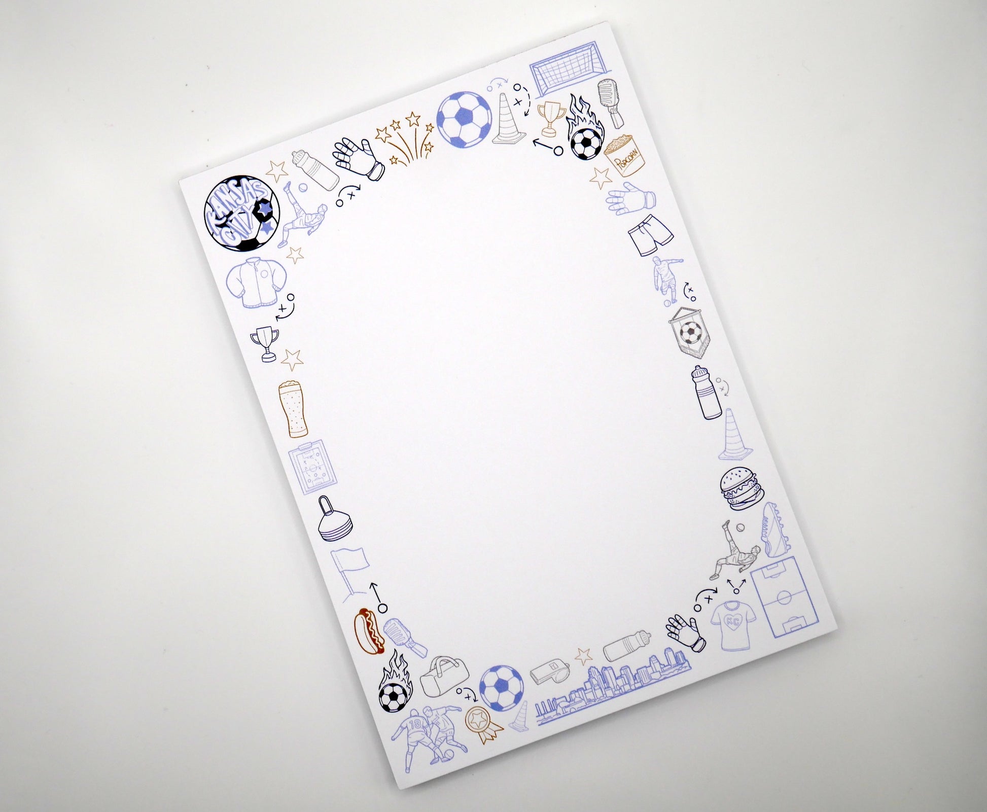 Kansas City Sporting KC MLS Soccer 5x7" Notepad