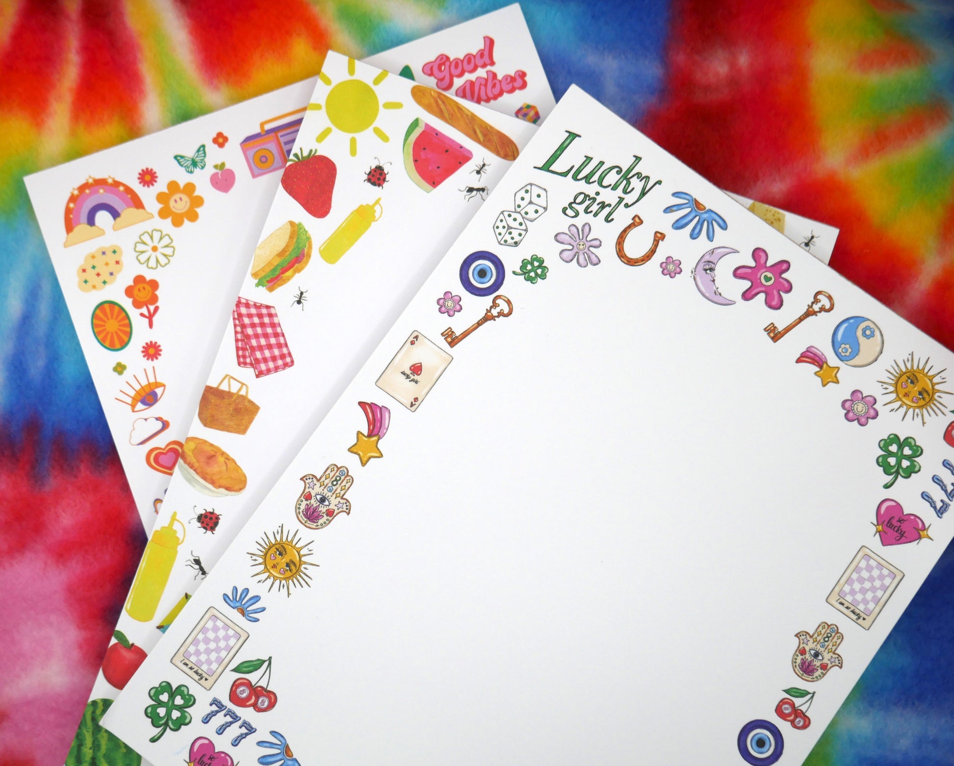nostalgia-picnic-lucky-girl-notepads-tie-dye