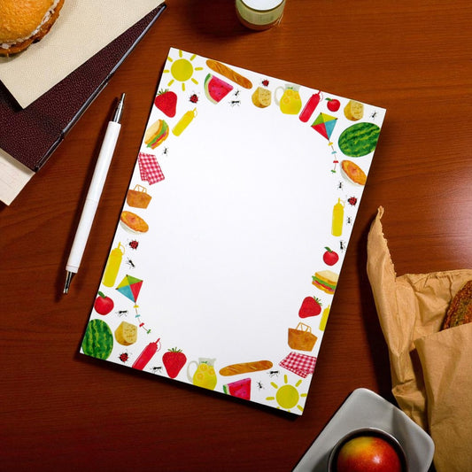Fun Summer Picnic 5x7" Notepad